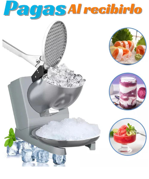 Triturador de Hielo Profesional en acero inoxidable ✅