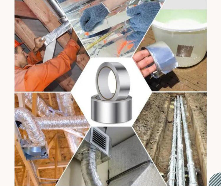 CINTA DE ALUMINIO ADHESIVA 20 METROS 💥