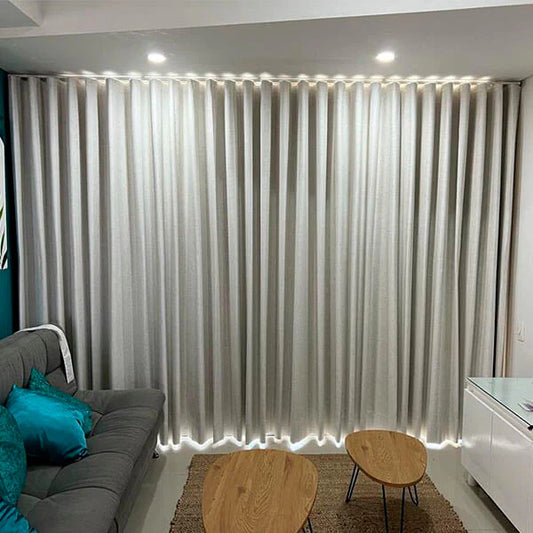 Cortina Blackout Anti Luz X 2 Unidades incluye dos velos🤩MEDIDAS [280 ancho x 220 largo]
