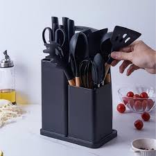 SET DE CUCHILLOS Y UTENSILIOS DE COCINA TODOEN1