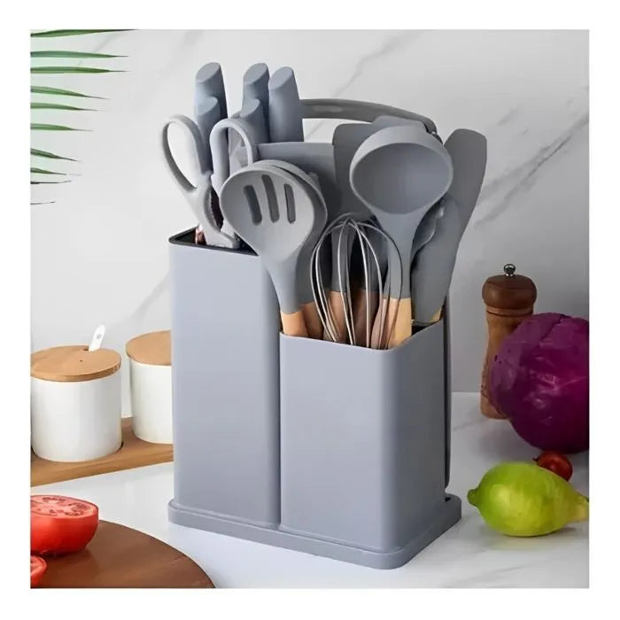 SET DE CUCHILLOS Y UTENSILIOS DE COCINA TODOEN1